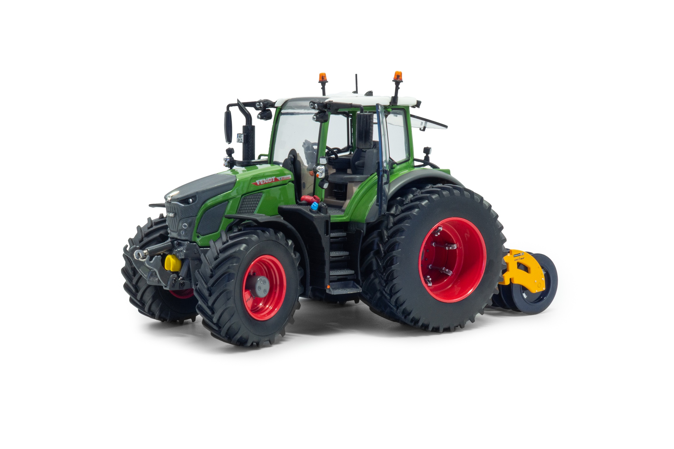Fendt 620 Vario met dubbellucht en Holaras Stego Agromais Limited Edition - 1:32